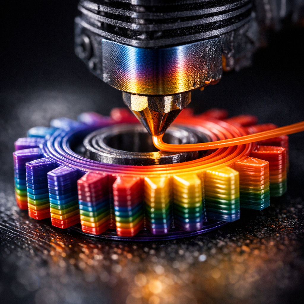 Multi-color 3D printing